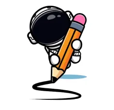 Astronaut-With-Pencil